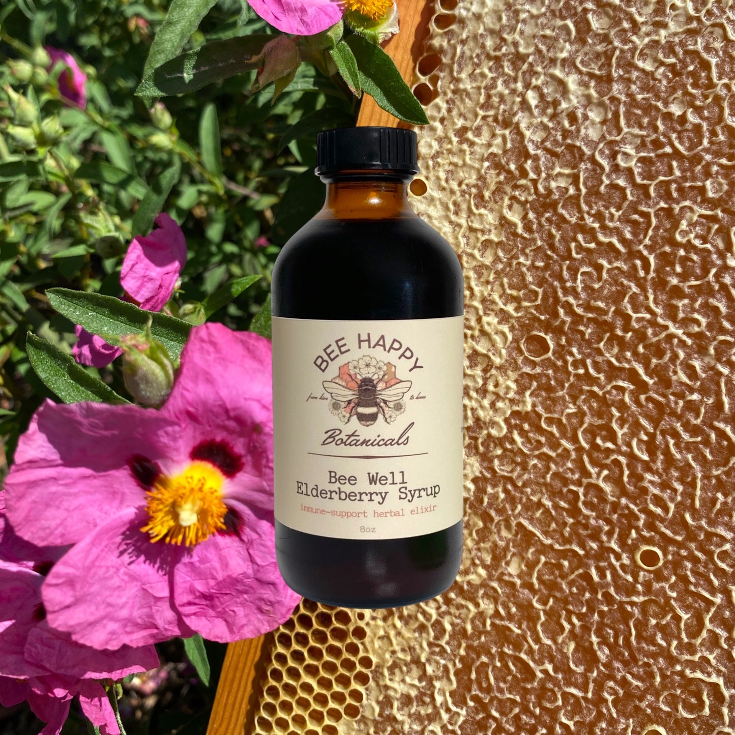 Bee Well Elderberry Syrup